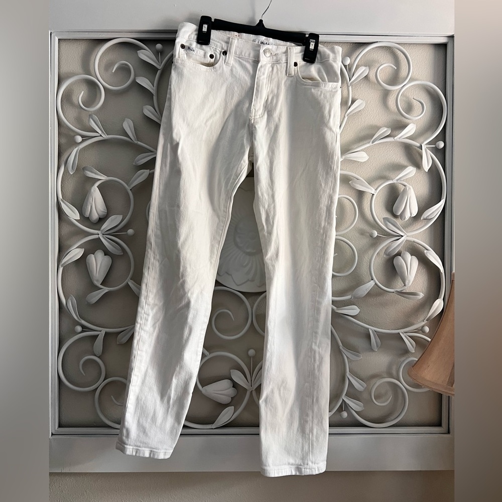 Polo Ralph Lauren LIKE NEW Big boys 14 white jeans.